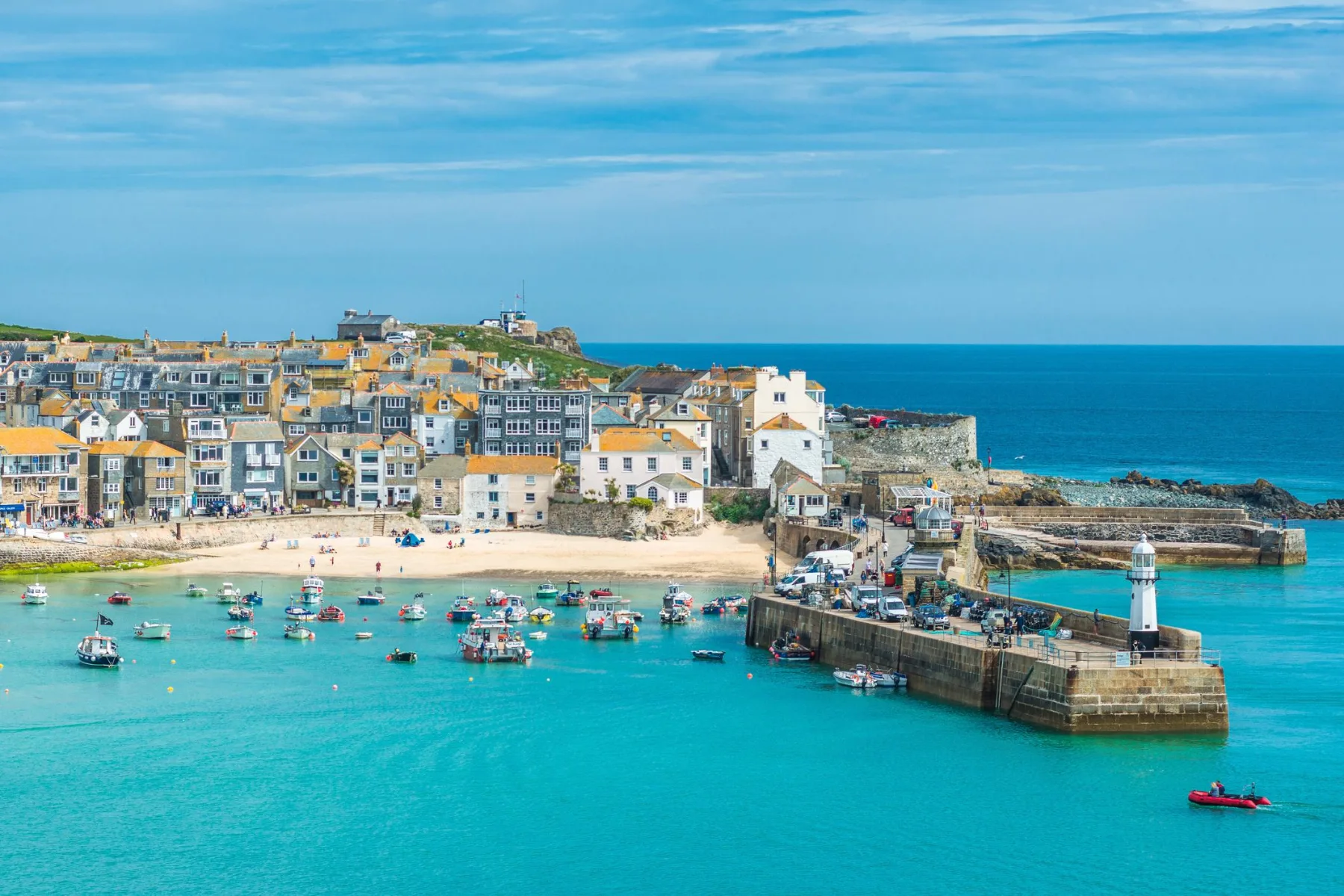 Explore the harbour and shops